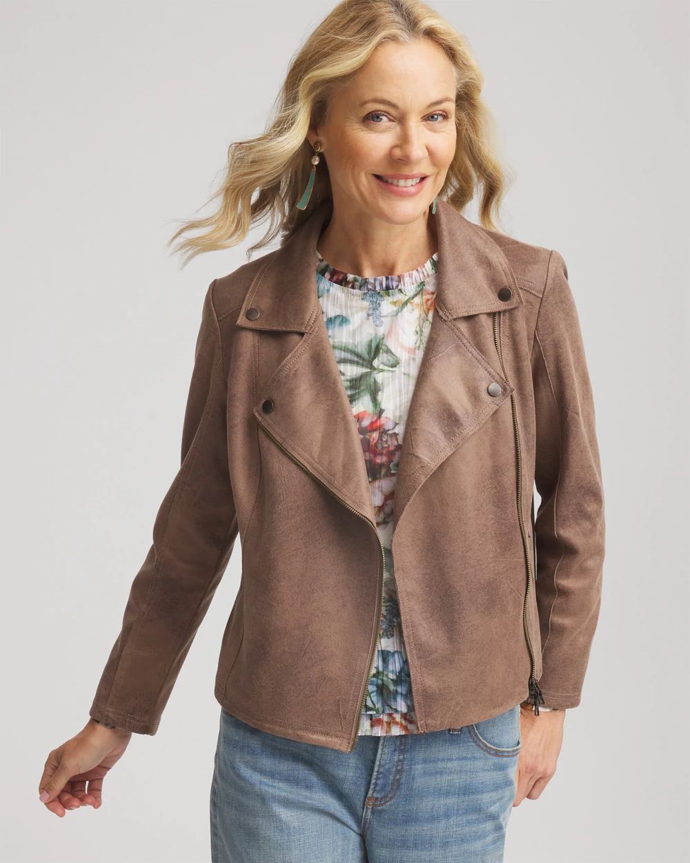 Suede Moto Jacket | Chico's